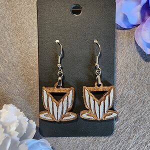 Mass Effect Spectre emblem earrings